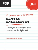 10 Pasos para Preparar Clases Excelentes