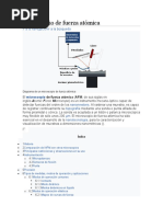 Microscopio de Fuerza Atómica