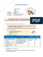 D1 A1 SESION Comparamos Flores A Través de Fracciones (Parte 1)