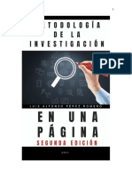 Libro, Metodología de La Investigación en Una Página, 2 Edición, Octubre, 2021