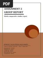 Assignment 2 Group Report: Hotels Comparative Studies Report