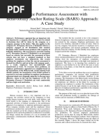 Employee Performance Assessment With Behaviorally Anchor Rating Scale (BARS) Approach A Case Study