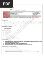 Method of Statement - Grease Trap Cleaning