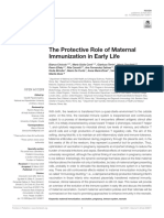 The Protective Role of Maternal Immunization in Early Life