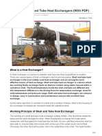 Basics of Shell and Tube Heat Exchangers With PDF