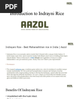 Indrayani Rice - Best Maharashtrian Rice in India - Aazol