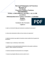 2 Parte de Cuestionario Sobre Terremotos