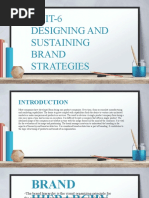 BM Unit-6 Designing and Sustaining Brand Strategies