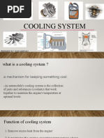 Cooling System: Prepared By: Glen Abegan