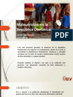 Malnutrición en La Republica Dominicana