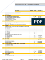 Construction Cost Estimate For Subdivision Work: Project Details