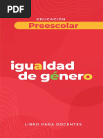 Igualdad de Genero Libro Docentes Preescolar 