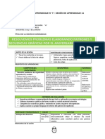 Exp 7 Sesión 11 Resolvemos Problemas Elaborando Patrones y Secuencias Gráficas.