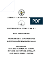 Programa de Anestesiologia Hg-1