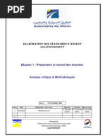 Standards ADM en Assainissement - Analyse - Critique - Méthodologies