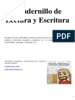 PW - Cuadernillo de Lectura, Escritura, Caligrafía y Ortografía