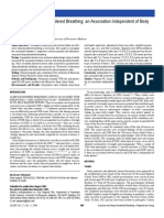 Exercise and Sleep-Disordered Breathing: An Association Independent of Body Habitus