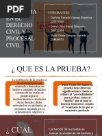 La Prueba en El Derecho Civil y Procesal