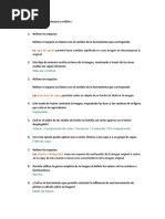 Autodiagnóstico. Tipos de Capas