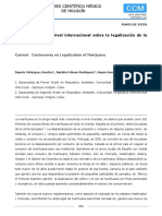 Polémica Actual A Nivel Internacional Sobre La Legalización de La Marihuana