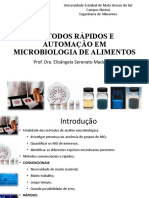 Aula 4 - MÉTODOS RÁPIDOS E AUTOMAÇÃO EM MICROBIOLOGIA DE ALIMENTOS