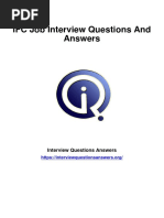 IFC Job Interview Questions and Answers