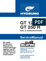 GT 125 R GT 250 R: Servicemanual