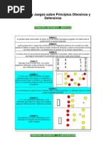 Futbol - Ejercicios y Juegos Sobre Principios Ofensivos y Defensivos