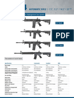 AUTOMATIC RIFLE 7.5", 11.5" / 14.5" / 20" : 5.56mm X 45mm Direct Impingement Gas-System