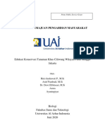 Edukasi Konservasi Tanaman Khas Ciliwung Wilayah Pasar Minggu - UAI JAKARTA