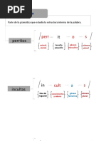 Morfología y Formación de Palabras