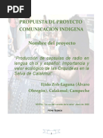 Propuesta - de - Proyecto-Comunicacion Inidgena-Zoh-Laguna