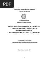 Estructura Sistema de Calidad en Prendas de Confección