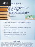 Components of Reading Comprehension: Reporter By: G.A.L