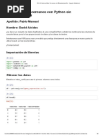 01b K Vecinos Mas Cercanos Sin Estandarización - Jupyter Notebook - Pablo David