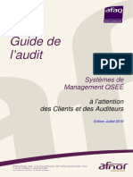 Guides QSE Auditeurs Clients CERTI - I - 0419.9 - 07.2016 FR