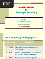 Strategic Sourcing (Kraljic Model)