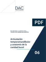 Tema 6 - Articulación Temporomandibular y Anatomía de La Cavidad Bucal