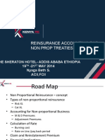 Accounting For Non Proportional Treaties Final