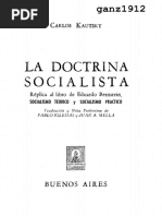 KAUTSKY, CARLOS - La Doctrina Socialista (OCR) (Por Ganz1912)