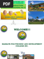 Animal Production (Poultry Chicken) NC Ii: Masbate Polytechnic and Development College Inc