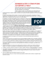 Ecologia y Medio Ambiente - Reforestación y Areas Verdes