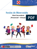 SESIÓN 1 - Bienvenida - Secundaria