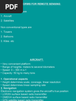 Platforms For Remote Sensing