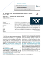 The Long-Term Health Impact of Agent Orange Evidence From The Vietnam War