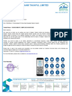 Salaam Takaful Limited: Takaful Policy # KHI/HO/D/MO/PC COMP/C/62524/365/07/2022