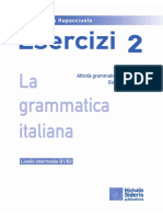 La Grammatica Italiana ESERCIZI 2