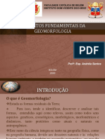 Aula 1 Conceitos Fundamentais Da Geomorfologia