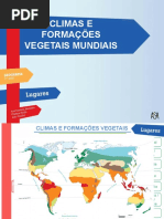 Climas e Formações Vegetais Mundiais