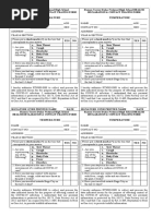 Health Declaration Form 1